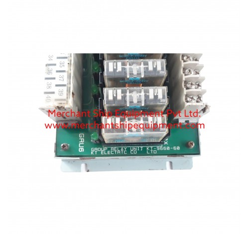 KT ELECTRIC KT-9660-60 GROUP RELAY UNIT