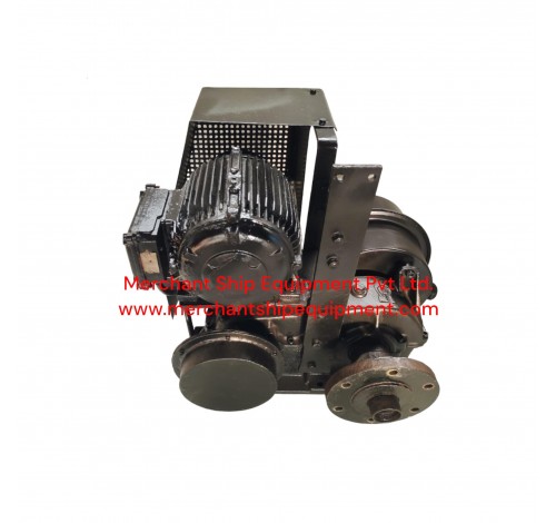 MOTOR OPERATED CABLE DRUM WINCH FOR GRAB