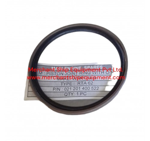 PISTON JOINT RING WITH O-RING FOR SULZER RTA 62 P/N: 021 201 400 522